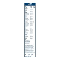 Scheibenwischer Satz BOSCH 3 397 001 727 Twin 550/475mm - 1 Set