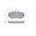 BOSCH 0 986 494 121 Bremsbelagsatz, Scheibenbremse