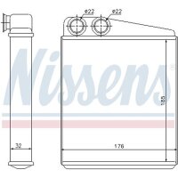 NISSENS 70228 Wärmetauscher, Innenraumheizung