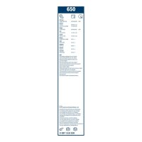 Scheibenwischer Satz BOSCH 3 397 118 320 Twin 650/650mm - 1 Set