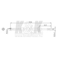 K&K FT0144 Bremsschlauch
