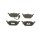 BOSCH 0 986 494 019 Bremsbelagsatz, Scheibenbremse