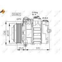 NRF 32053 Kompressor, Klimaanlage