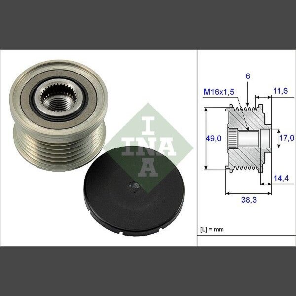 Schaeffler INA 535 0127 10 Generatorfreilauf