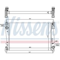 NISSENS 61916 Kühler, Motorkühlung