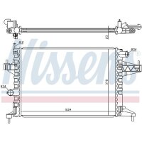 NISSENS 63008 Kühler, Motorkühlung