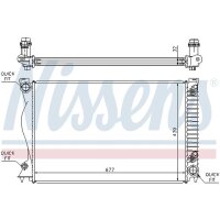 NISSENS 60236A Kühler, Motorkühlung
