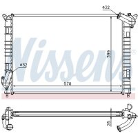 NISSENS 69701A Kühler, Motorkühlung