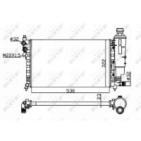 NRF 50471 Kühler, Motorkühlung