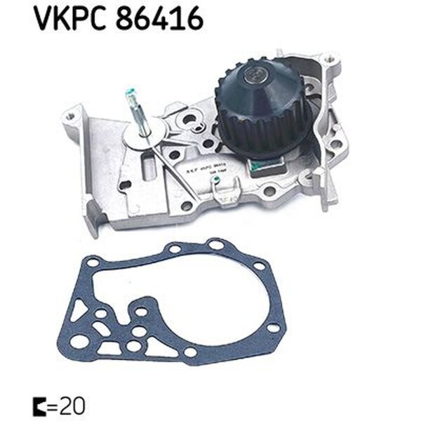 SKF VKPC 86416 Wasserpumpe, Motorkühlung