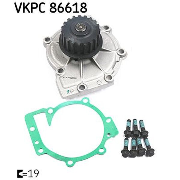 SKF VKPC 86618 Wasserpumpe, Motorkühlung