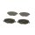 BOSCH 0 986 494 026 Bremsbelagsatz, Scheibenbremse