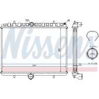 NISSENS 63621A Kühler, Motorkühlung