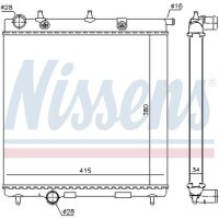 NISSENS 63505 Kühler, Motorkühlung