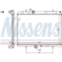 NISSENS 63606A Kühler, Motorkühlung