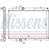 NISSENS 63605A Kühler, Motorkühlung