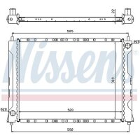 NISSENS 642161 Kühler, Motorkühlung