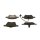 BOSCH 0 986 424 780 Bremsbelagsatz, Scheibenbremse