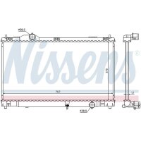 NISSENS 64672 Kühler, Motorkühlung