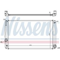 NISSENS 64678A Kühler, Motorkühlung