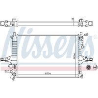NISSENS 65557A Kühler, Motorkühlung