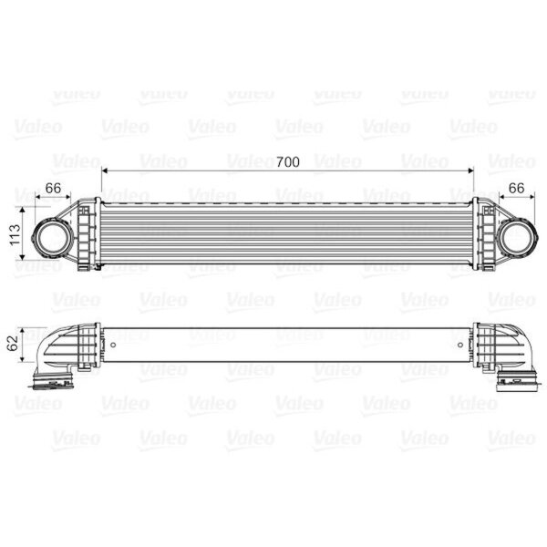 VALEO 818806 Ladeluftkühler
