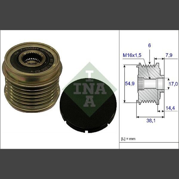 Schaeffler INA 535 0176 10 Generatorfreilauf