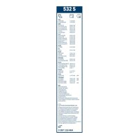 Scheibenwischer Satz BOSCH 3 397 118 404 530/500mm - 1 Stück
