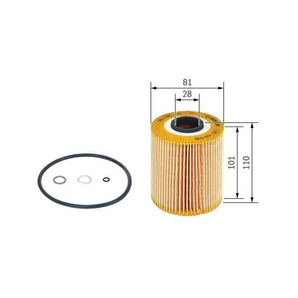 BOSCH 1 457 429 638 Ölfilter