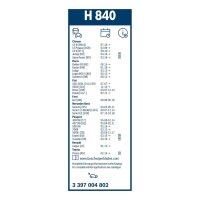 BOSCH 3 397 004 802 Wischblatt