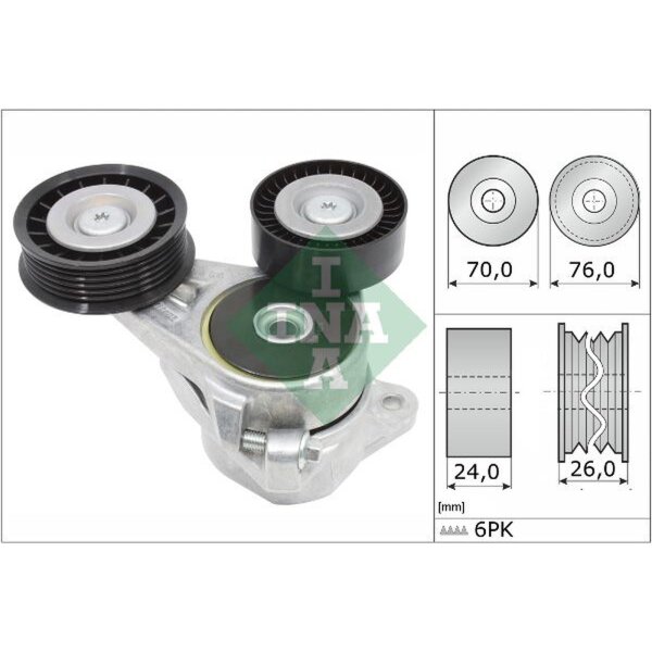 Schaeffler INA 534 0309 10 Riemenspanner, Keilrippenriemen
