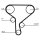 CONTINENTAL CTAM CT1046K1 Zahnriemensatz