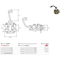 AS-PL SBH1004 Halter, Kohlebürsten