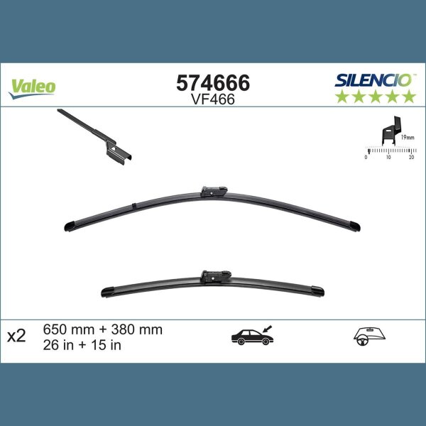 VALEO 574666 Wischblatt