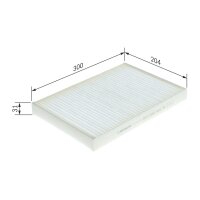 BOSCH 1 987 432 071 Filter, Innenraumluft