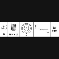 HELLA 6ZL 003 259-491 Öldruckschalter