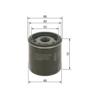BOSCH 0 986 452 028 Ölfilter