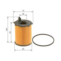 BOSCH 1 457 429 238 Ölfilter