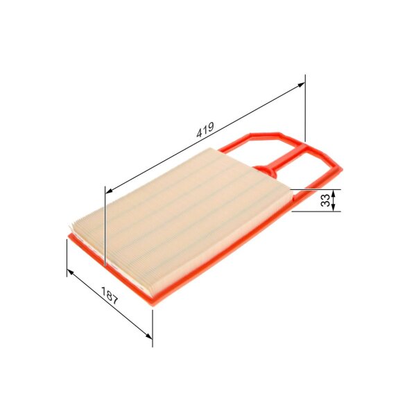 BOSCH 1 457 433 716 Luftfilter