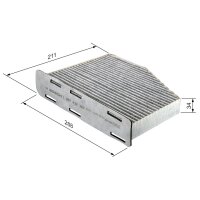 BOSCH 1 987 432 397 Filter, Innenraumluft
