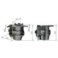 BOSCH 0 450 906 460 Kraftstofffilter