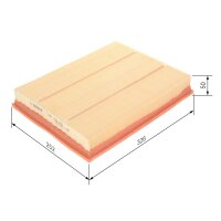 BOSCH 1 457 433 578 Luftfilter