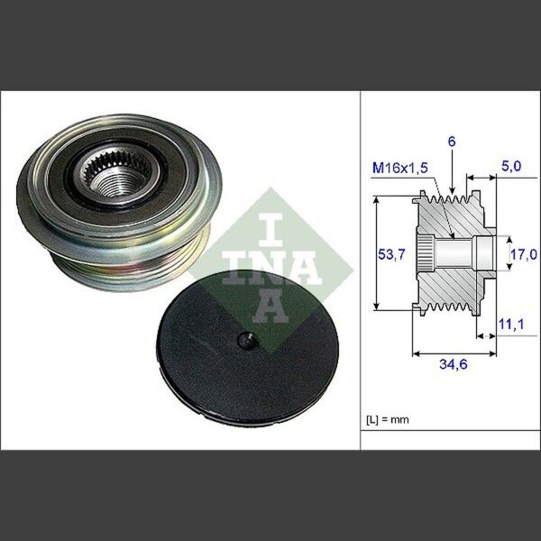 Schaeffler INA 535 0125 10 Generatorfreilauf