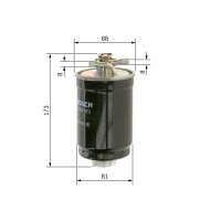 BOSCH 0 450 906 373 Kraftstofffilter