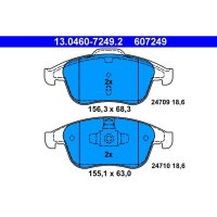 ATE 13.0460-7249.2 Bremsbelagsatz, Scheibenbremse
