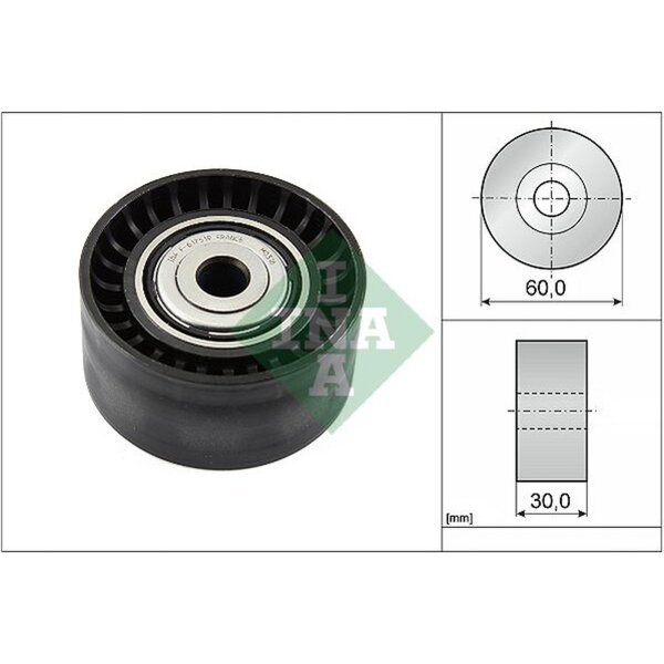 Schaeffler INA 532 0534 10 Umlenk-/Führungsrolle, Keilrippenriemen