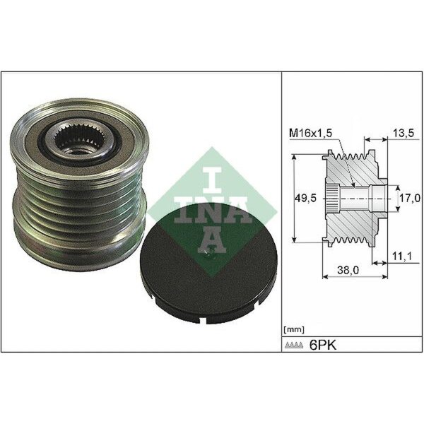 Schaeffler INA 535 0166 10 Generatorfreilauf