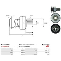 AS-PL SD0055 Freilaufgetriebe, Starter