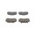 BOSCH 0 986 468 350 Bremsbelagsatz, Scheibenbremse