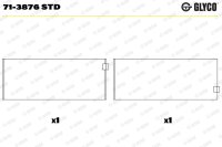 GLYCO 71-3876 STD Pleuellagerschale